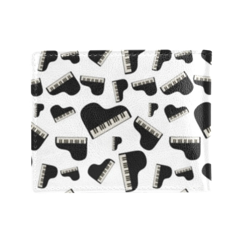 Piano Print Design LKS405 Men's ID Card Wallet