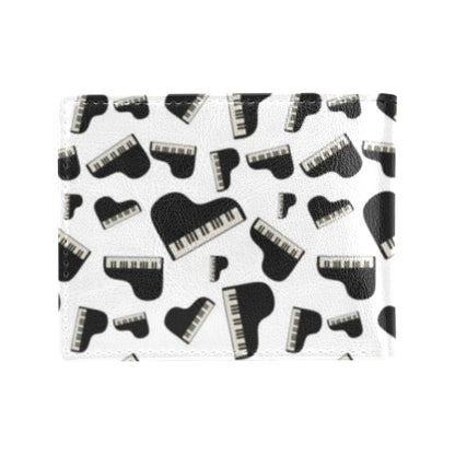 Piano Print Design LKS405 Men's ID Card Wallet