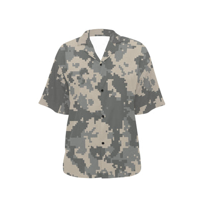 ACU Digital Camouflage Women's Hawaiian Shirt
