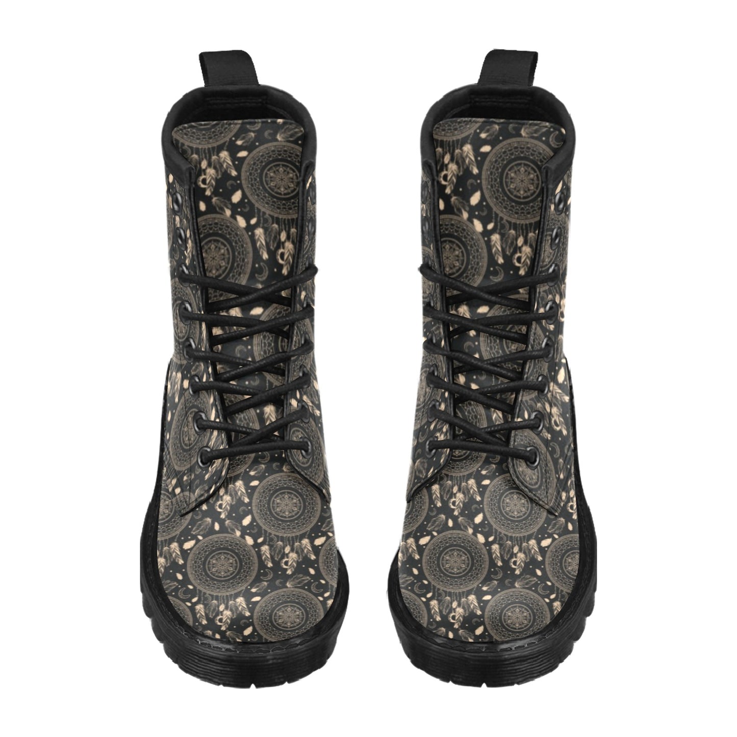 Dream Catcher Mandala Boho Moon Women's Boots