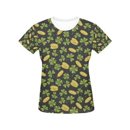 St Patricks Day Print Design LKS305 Women's  T-shirt