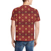 Fleur De Lis Print Design LKS401 Men's All Over Print T-shirt