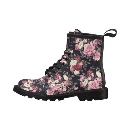 Rose Pattern Women's Boots
