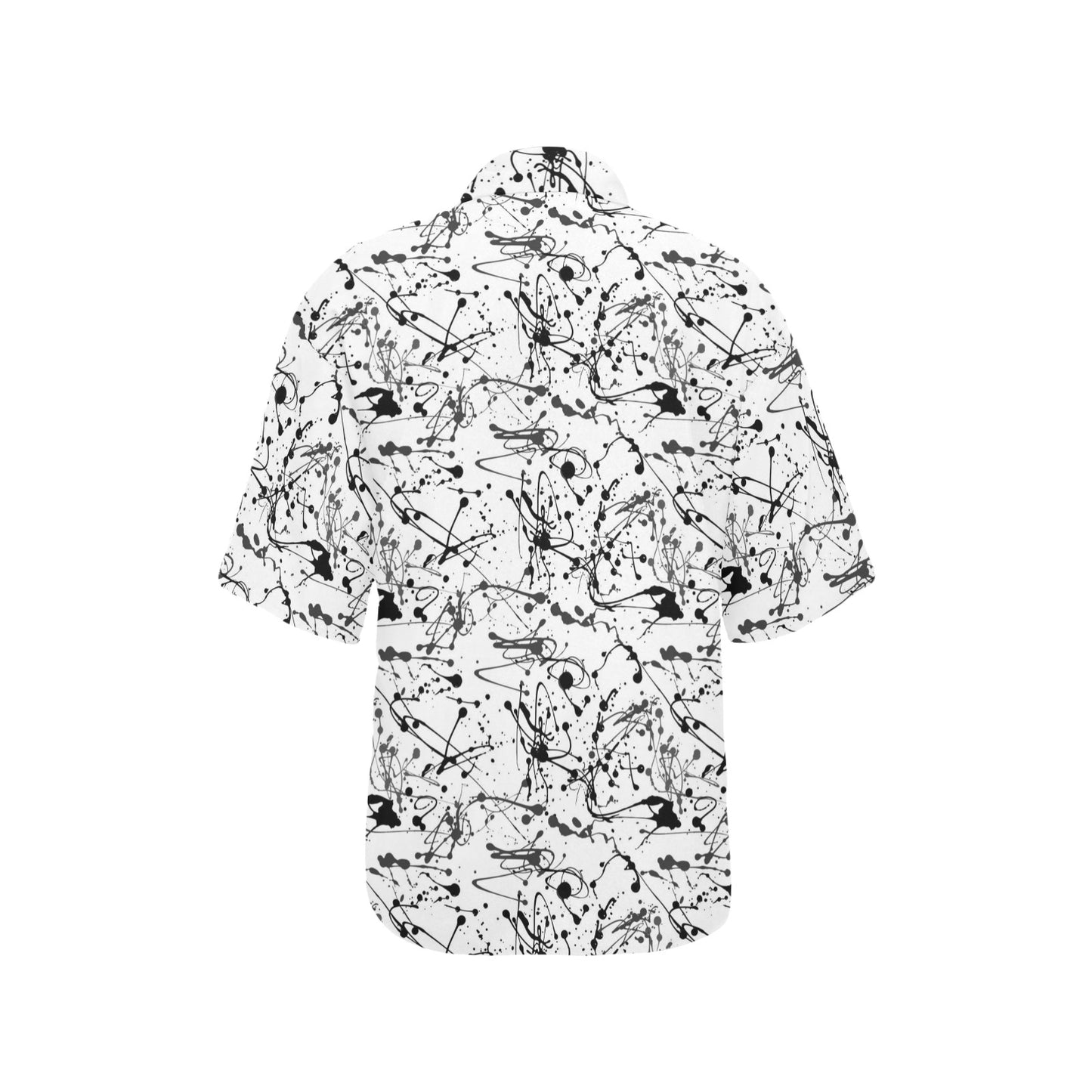 Splatter Print Design LKS305 Women's Hawaiian Shirt