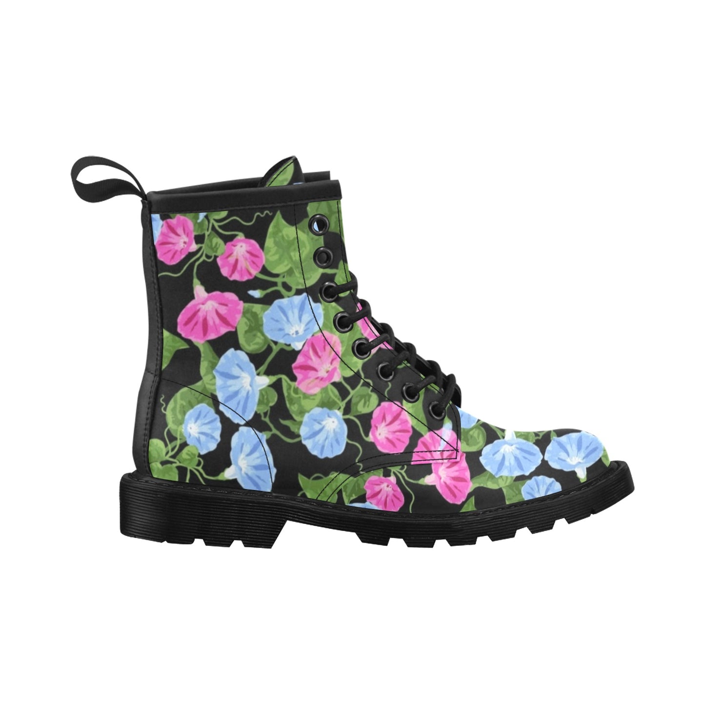 Morning Glory Pattern Print Design MG04 Women's Boots