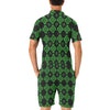 Celtic Knot Green Neon Design Men's Romper