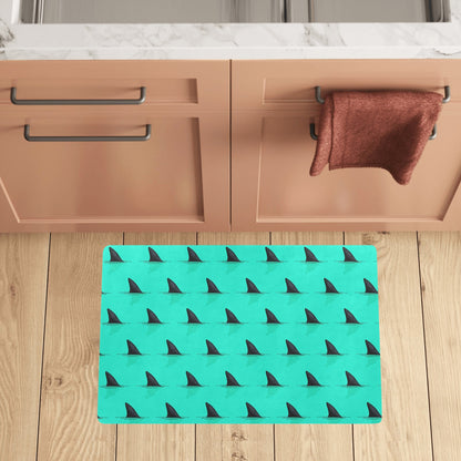 Shark Fin Pattern Kitchen Mat