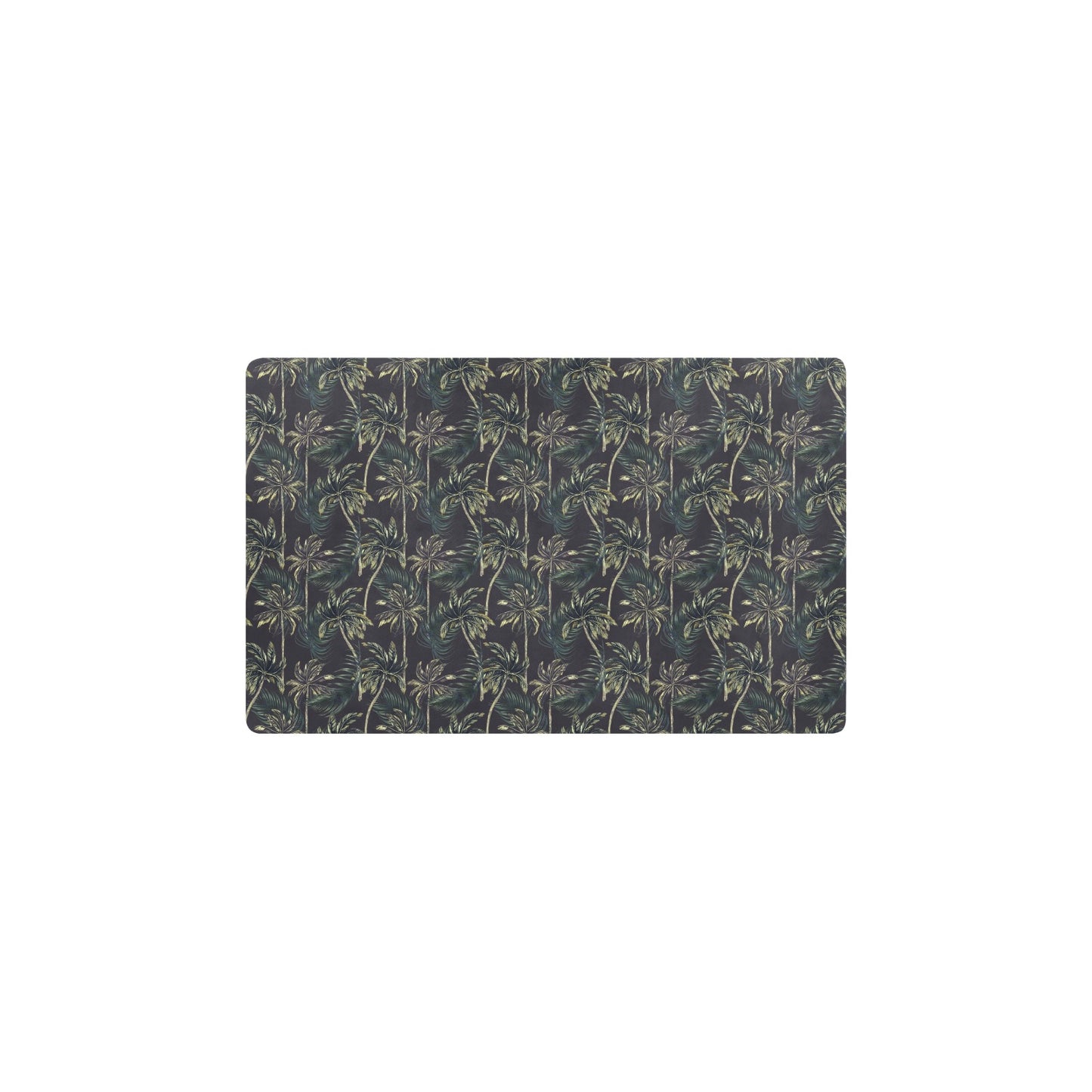 Palm Tree Background Design Print Kitchen Mat