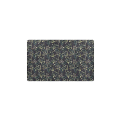 Palm Tree Background Design Print Kitchen Mat