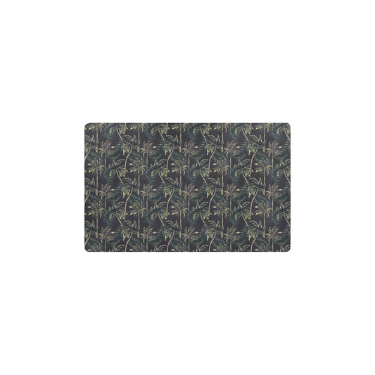 Palm Tree Background Design Print Kitchen Mat