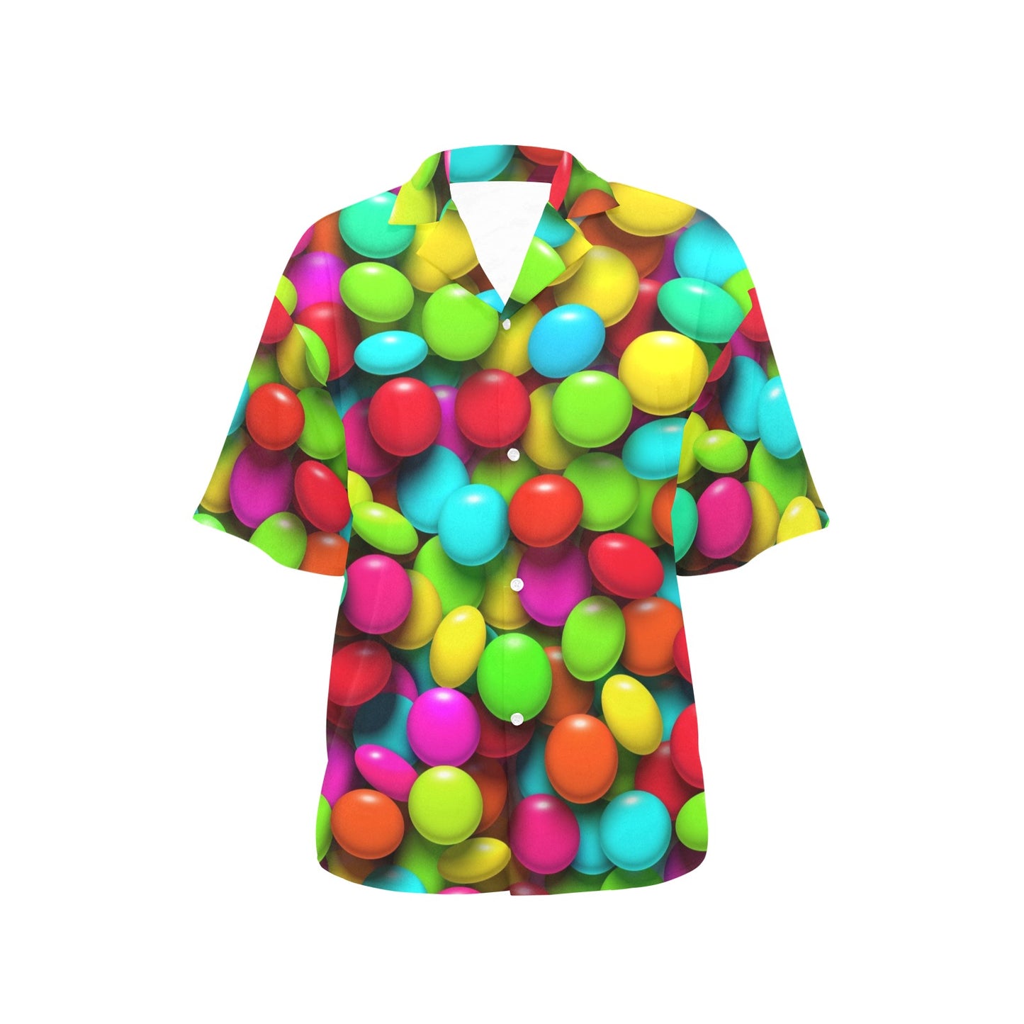 Candy Pattern Print Design CA03 Women's Hawaiian Shirt