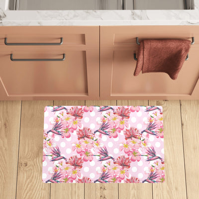 Bird Of Paradise Pattern Print Design BOP011 Kitchen Mat