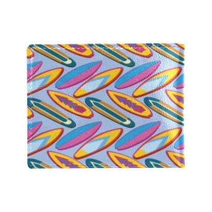 Surfboard Pattern Print Design LKS303 Men's ID Card Wallet