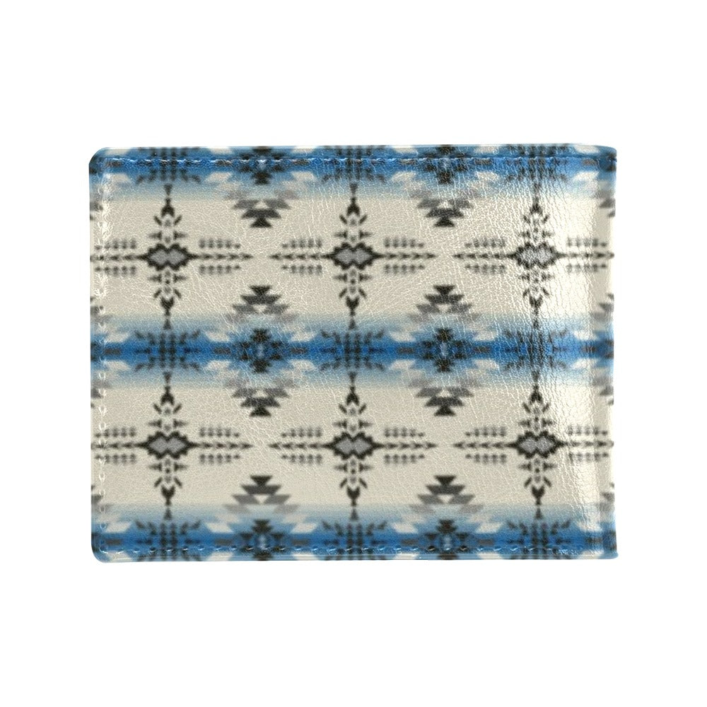 Southwest Pattern Print Design LKS304 Men's ID Card Wallet