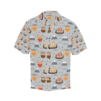 Vikings Print Design LKS307 Men's Hawaiian Shirt