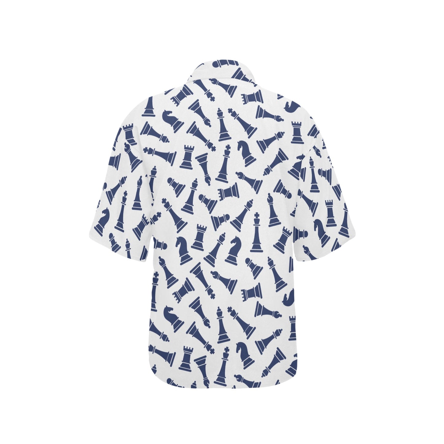 Chess Pattern Print Design 03 Women's Hawaiian Shirt