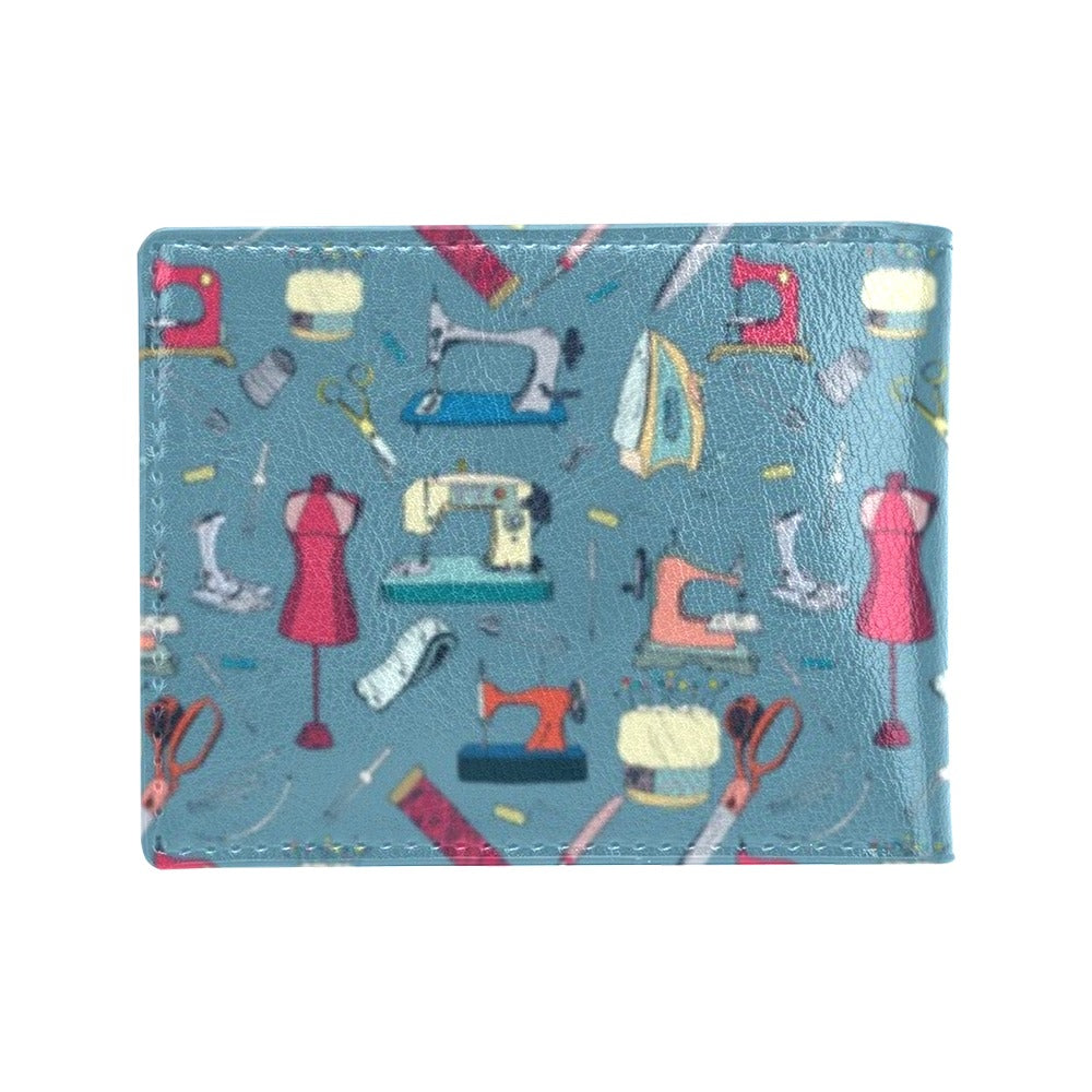 Sewing Equipment Print Design LKS301 Men's ID Card Wallet