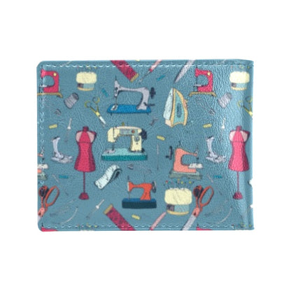 Sewing Equipment Print Design LKS301 Men's ID Card Wallet
