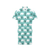 Polar Bear Pattern Print Design A05 Men's Romper