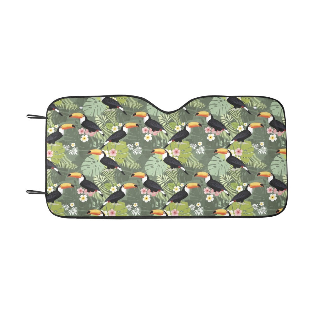 Toucan Print Design LKS304 Car front Windshield Sun Shade