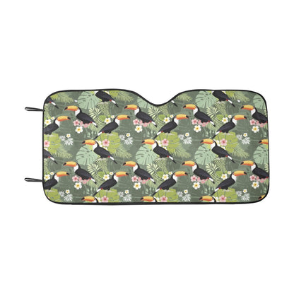 Toucan Print Design LKS304 Car front Windshield Sun Shade