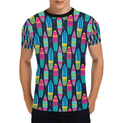 Surfboard Colorful Print Design LKS302 Men's All Over Print T-shirt