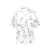 Marble Pattern Print Design 01 Women's Hawaiian Shirt