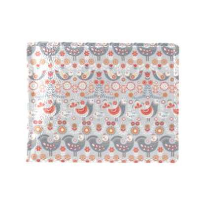Swedish Nordic Design Print Men's ID Card Wallet