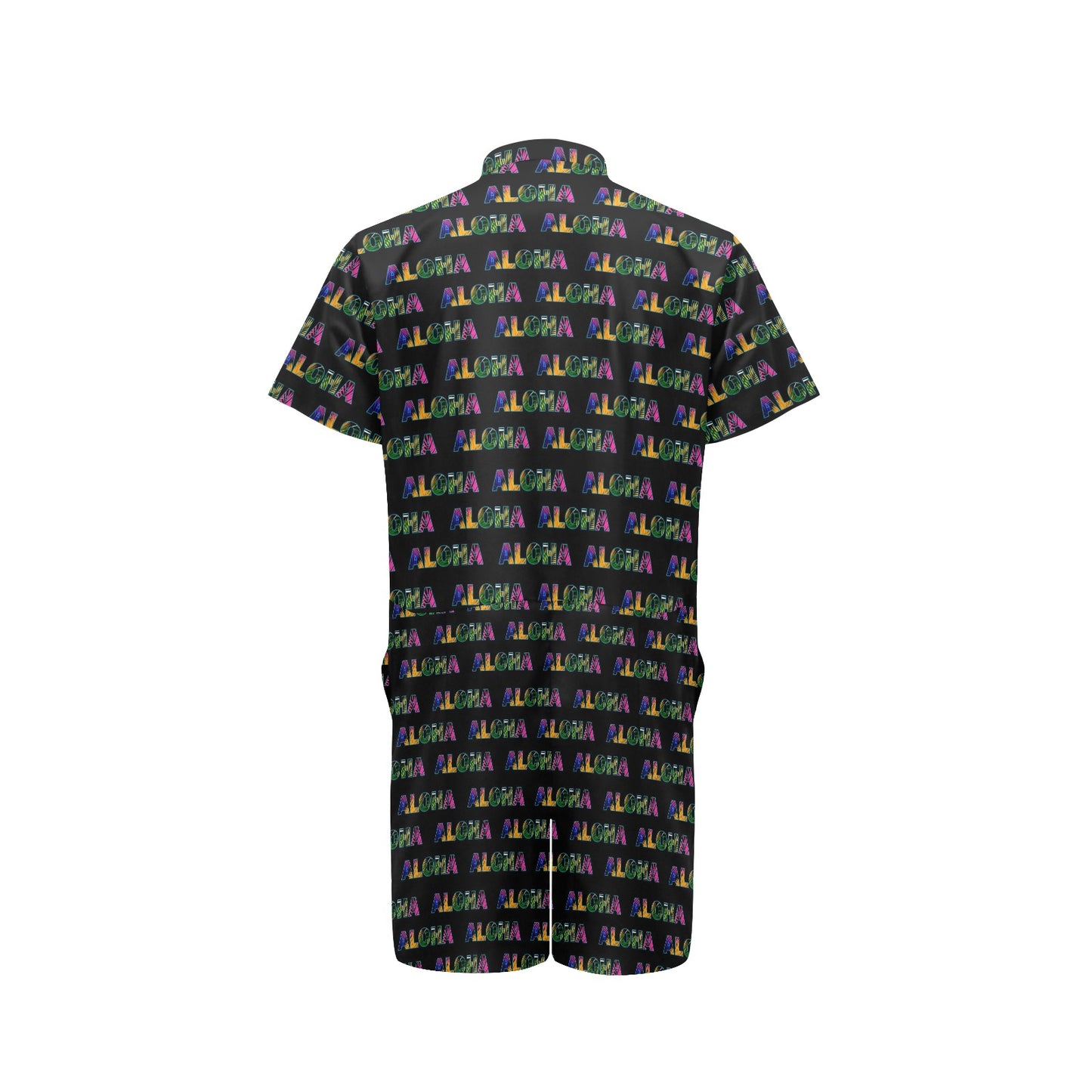 Aloha Hawaii Neon Men's Romper
