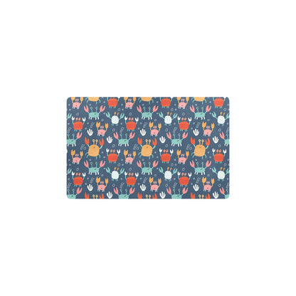 Crab Pattern Print Design 05 Kitchen Mat
