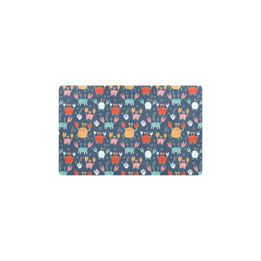 Crab Pattern Print Design 05 Kitchen Mat