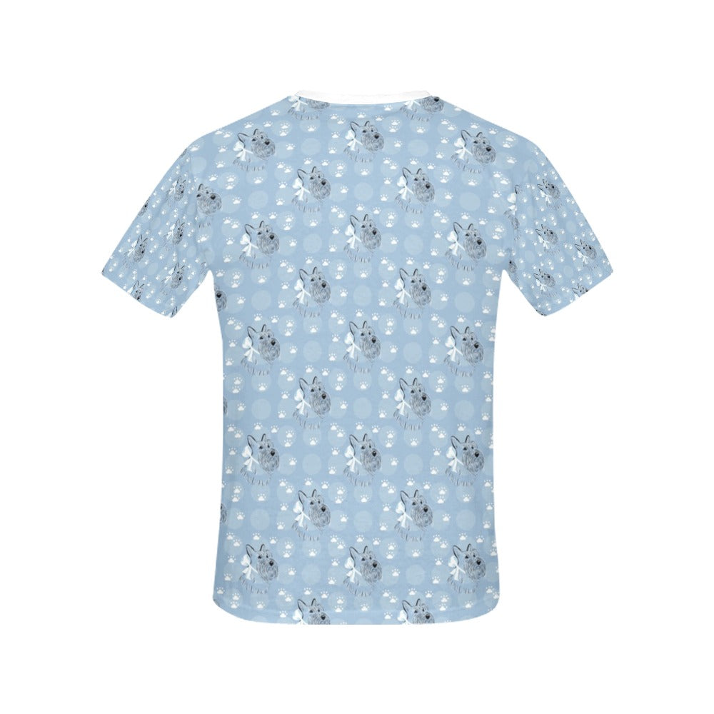 Scottish Terriers Print Design LKS308 Women's  T-shirt