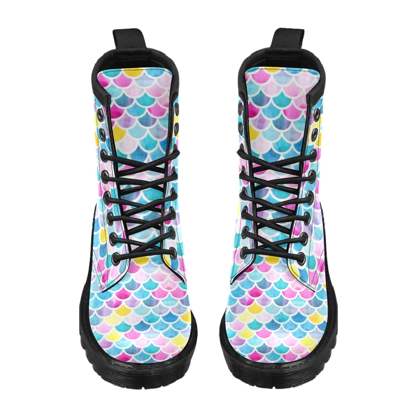 Scales Print Design LKS402 Women's Boots