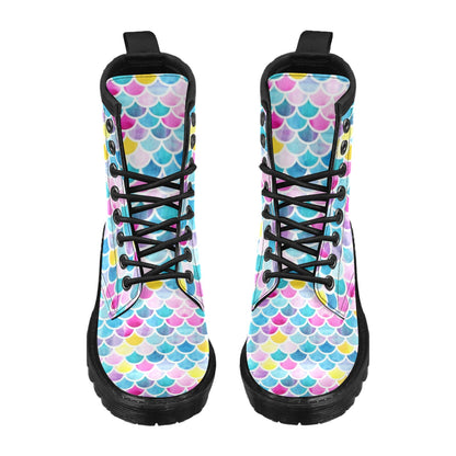 Scales Print Design LKS402 Women's Boots