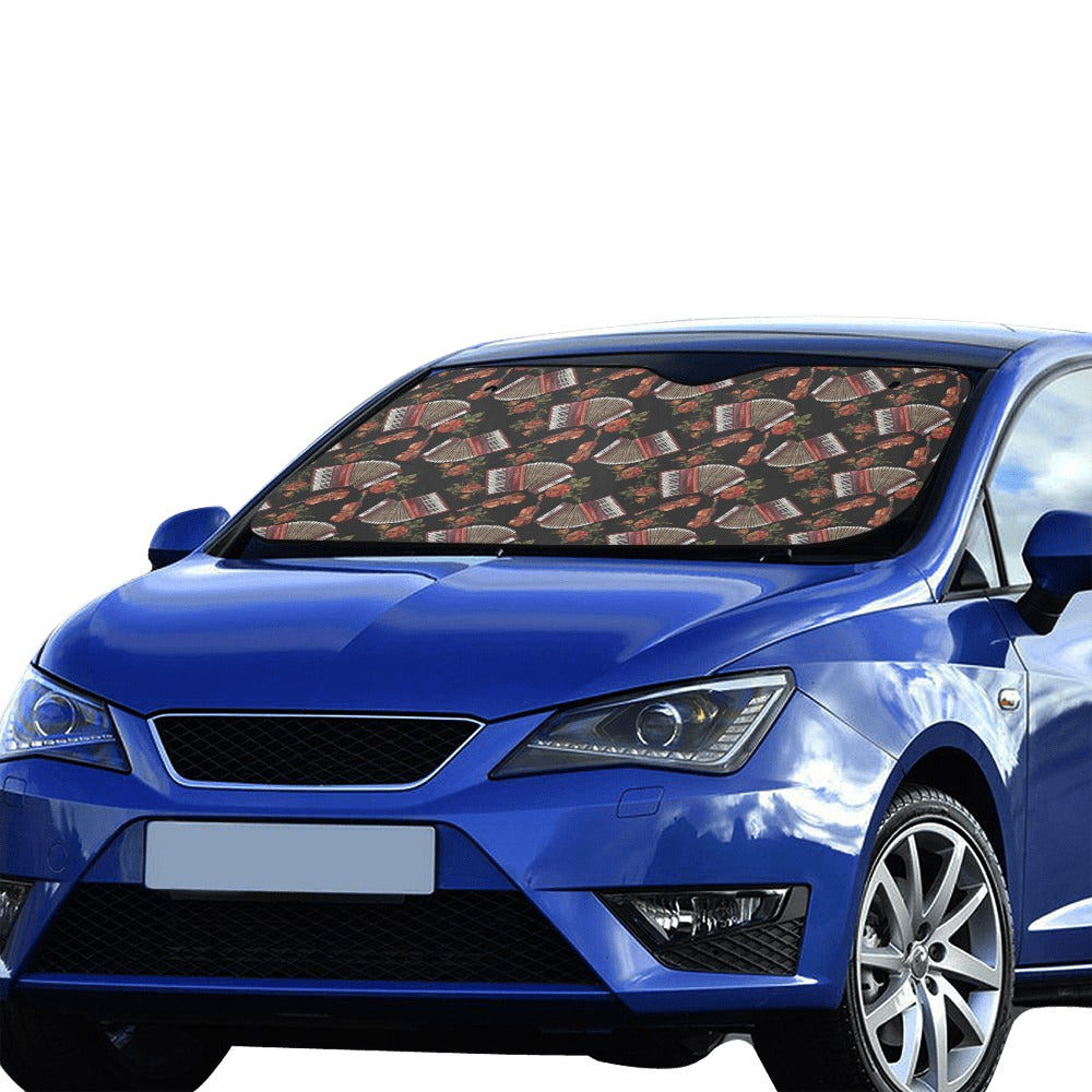 Accordion Print Design LKS403 Car front Windshield Sun Shade