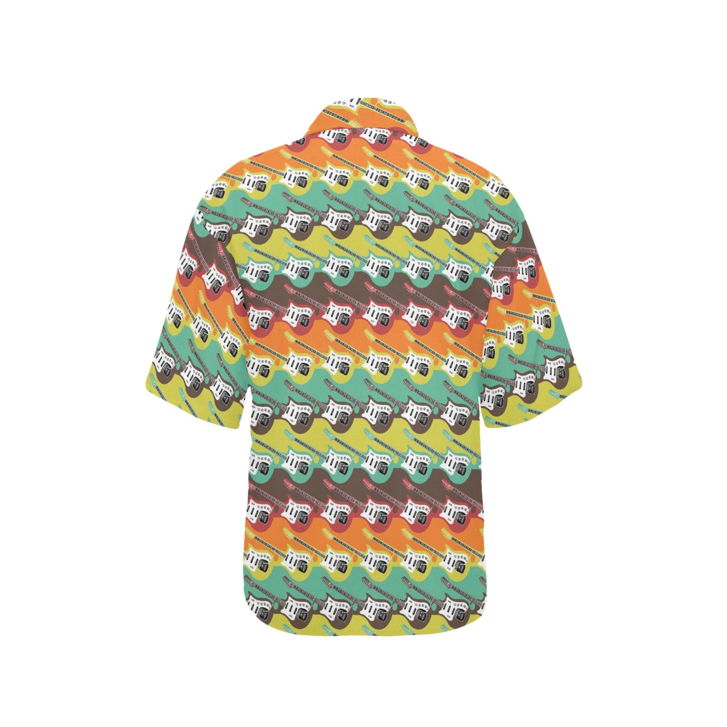 Electric Guitar Print Design LKS401 Women's Hawaiian Shirt