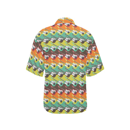 Electric Guitar Print Design LKS401 Women's Hawaiian Shirt