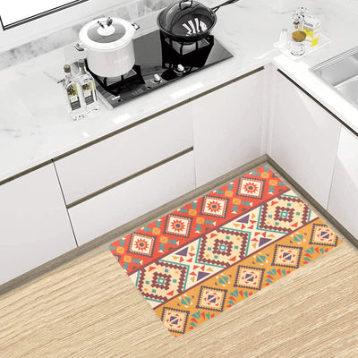 Navajo Pattern Print Design A01 Kitchen Mat