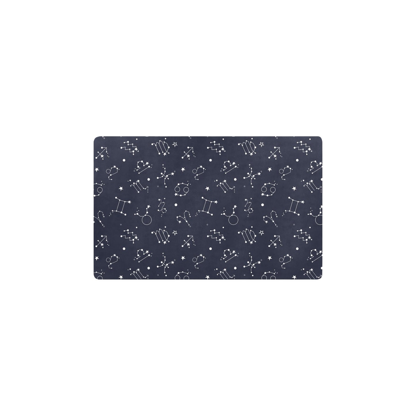 Constellation Pattern Print Design 05 Kitchen Mat
