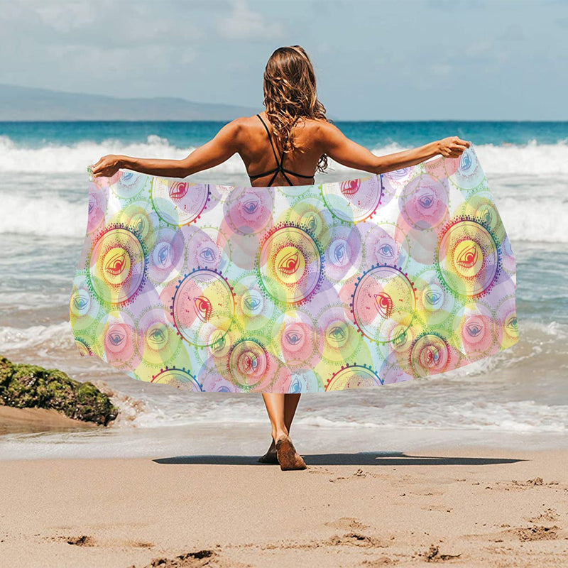 Third Eye Print Design LKS303 Beach Towel 32" x 71"