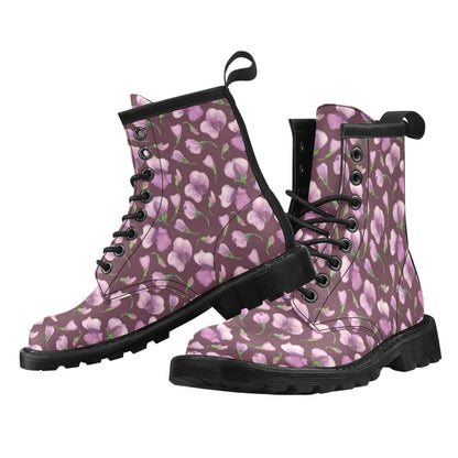 Peony Pattern Print Design PE010 Women's Boots