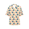 Swallow Bird Pattern Print Design 05 Women's Hawaiian Shirt