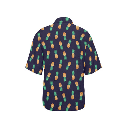 Pineapple Pattern Women's Hawaiian Shirt
