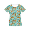 Tiger Print Design LKS304 Women's  T-shirt