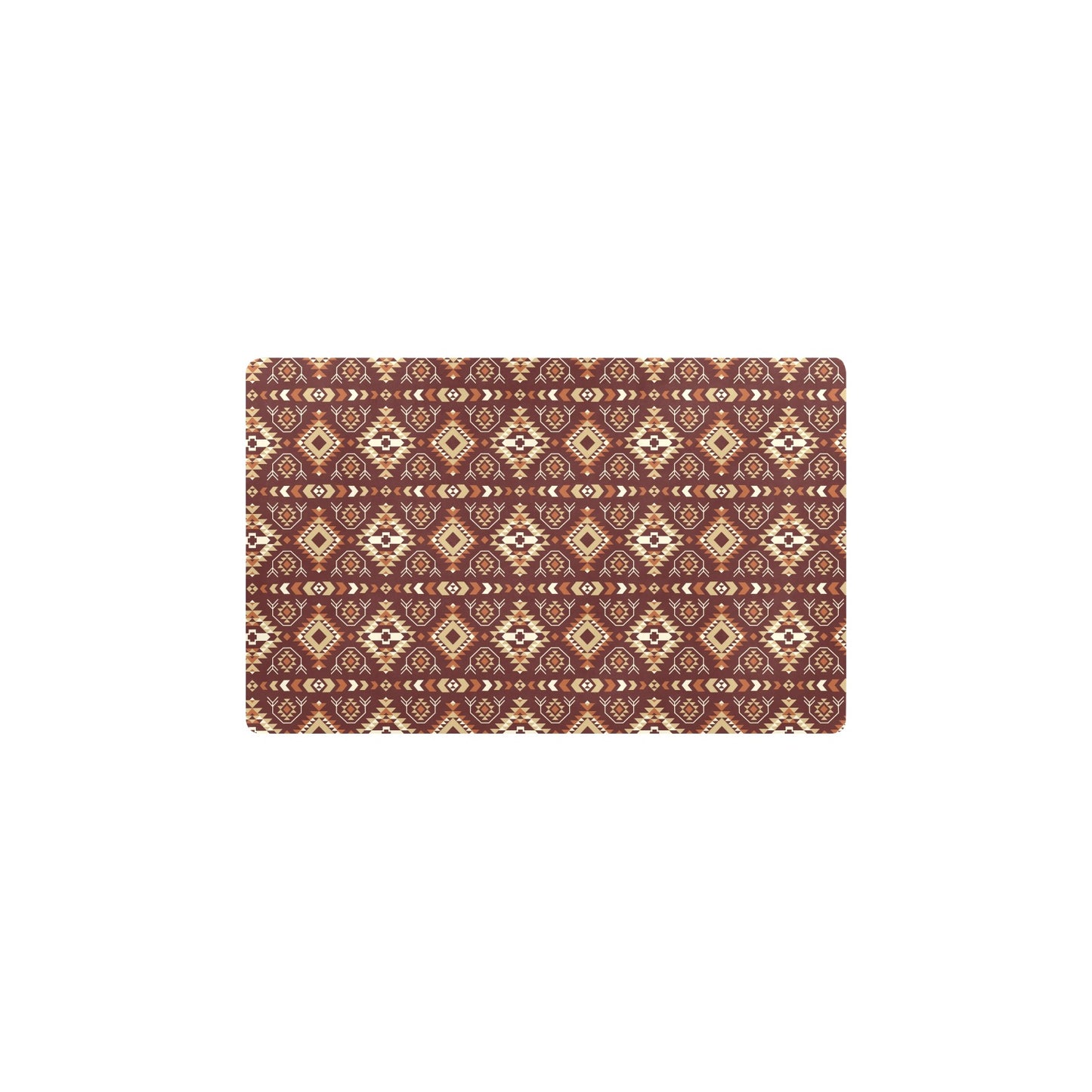 Navajo Native Color Print Pattern Kitchen Mat