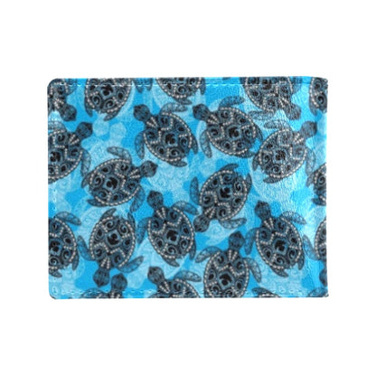 Tribal Pattern Print Design LKS307 Men's ID Card Wallet