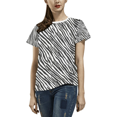 Zebra Classic Print Design LKS302 Women's  T-shirt