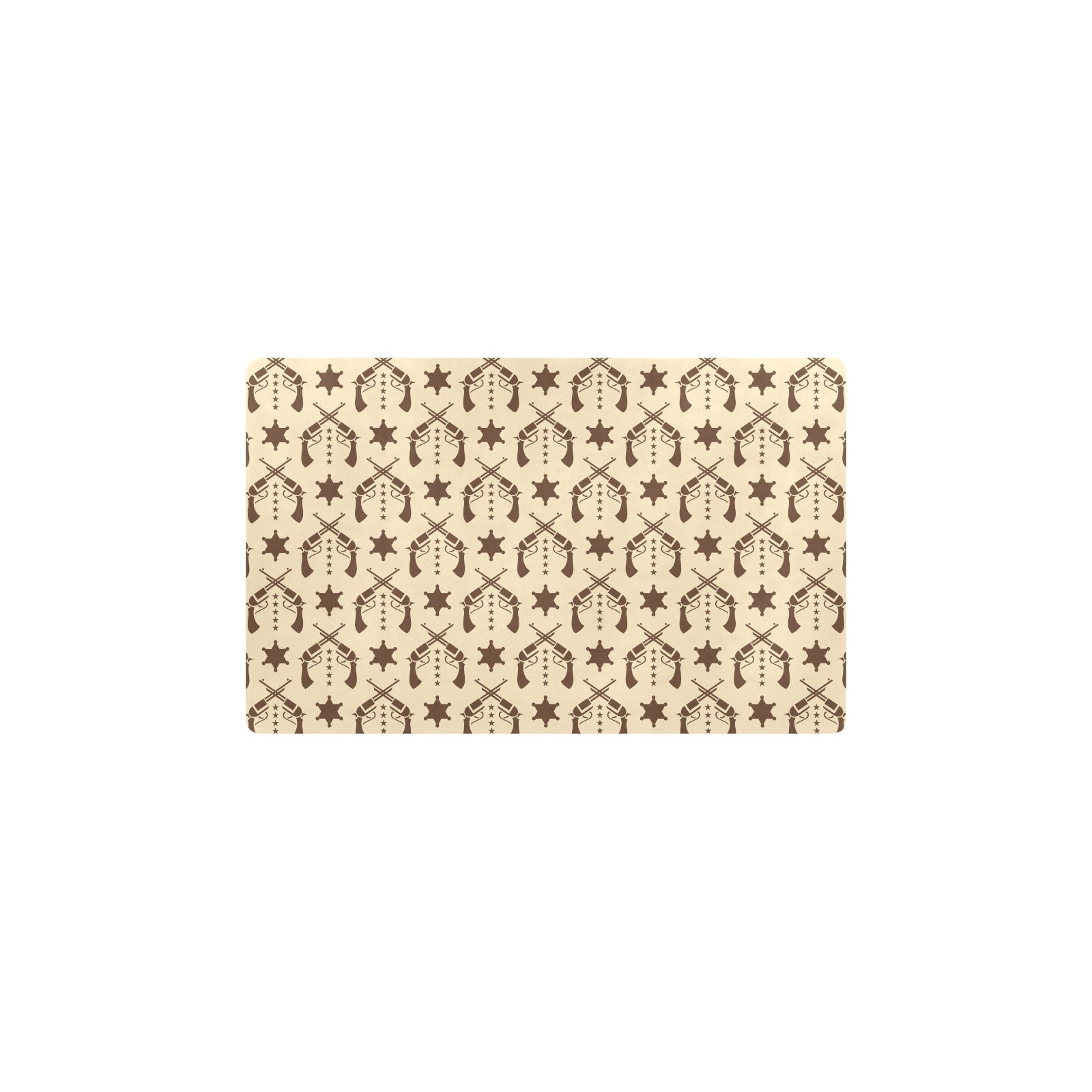 Western Cowboy Print Design LKS302 Kitchen Mat