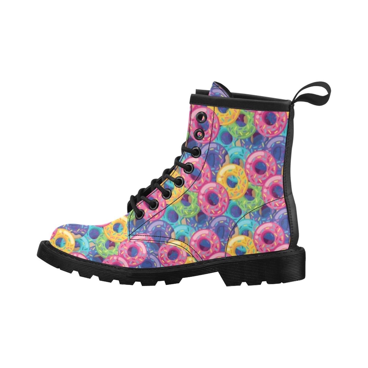 Donut Pattern Print Design DN010 Women's Boots