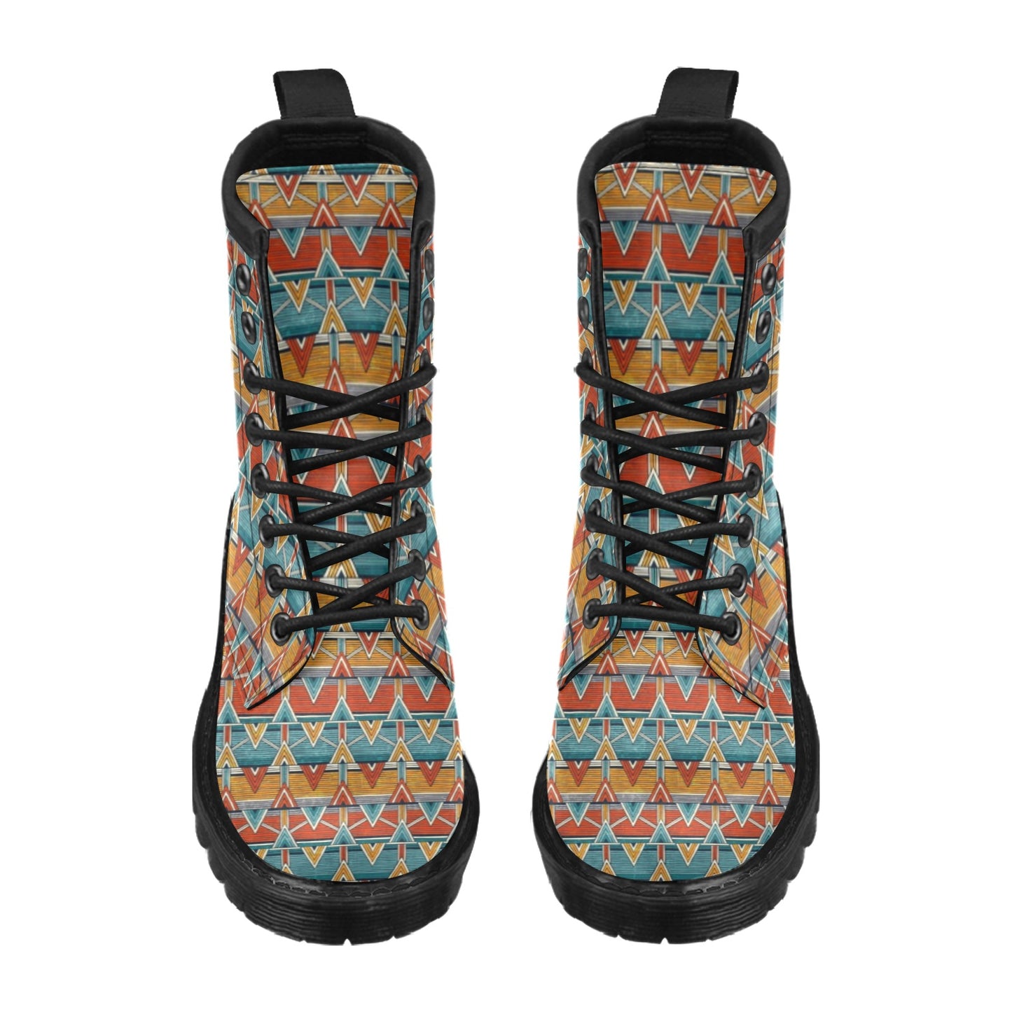 Kente Print African Design Themed Women's Boots